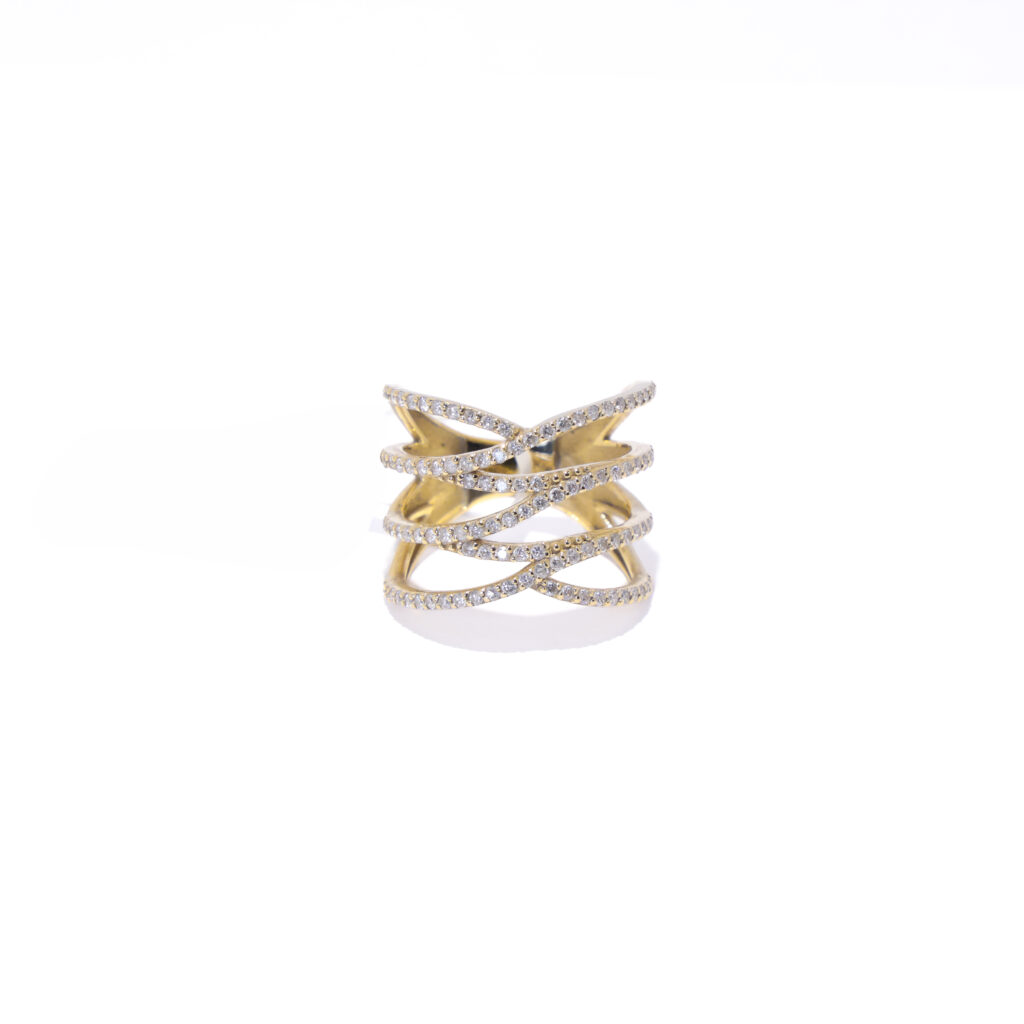 Anillo de Diamantes Naturales