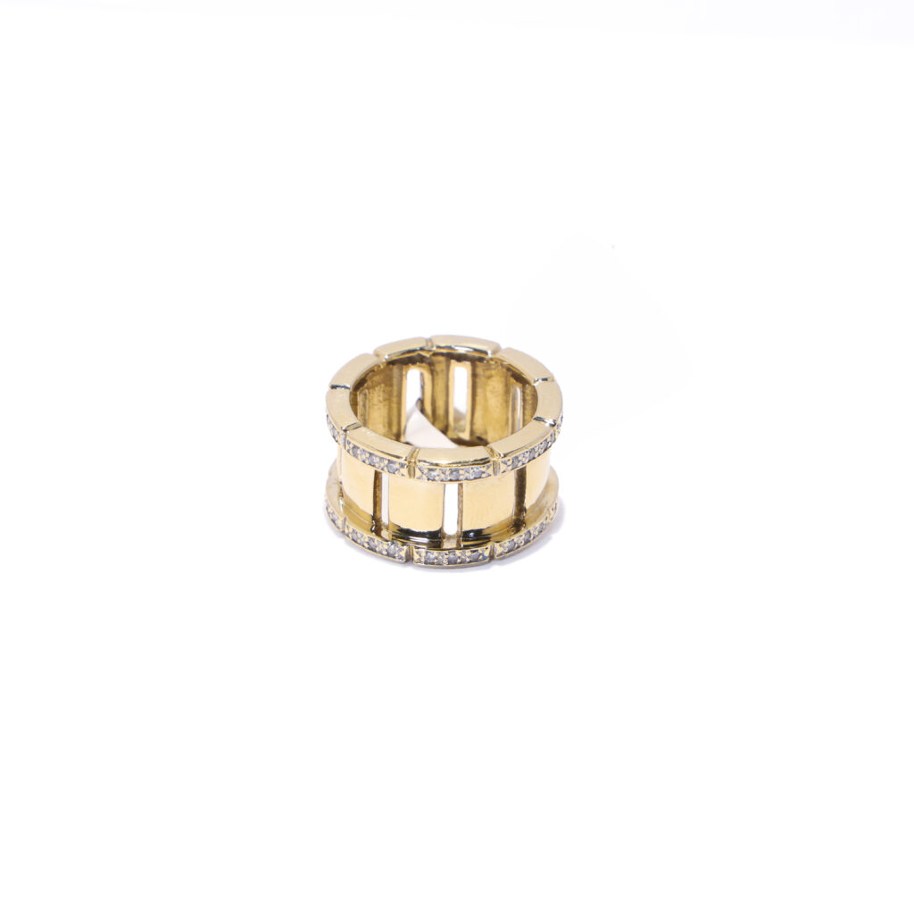 Anillo de Oro Diamantes Naturales