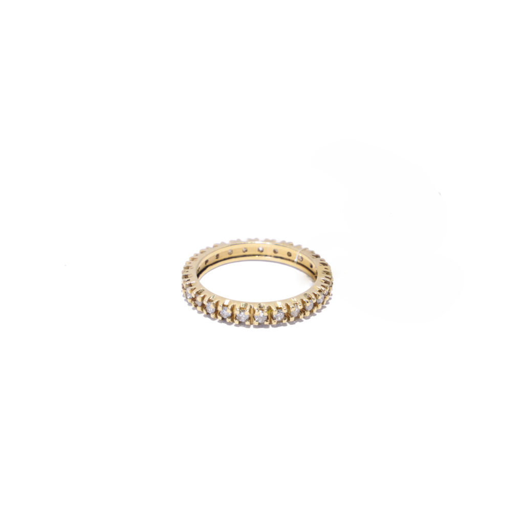 Anillo Eternity Diamantes Naturales